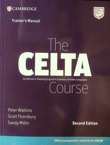The celta course trainer - celta, trainer's